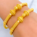 22k-gold-Traditional High Finish Multi-bead Bangles