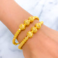 22k-gold-Tasteful Classy Reflective Bangles