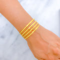 Refined Reflective Everyday Bangles