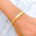 22k-gold-Smooth Matte Finish Dotted Cuff