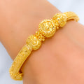 22k-gold-Intricate Festive Traditional Cuff