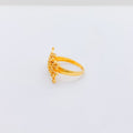 Radiant Yellow Gold CZ Ring