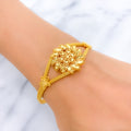 22k-gold-reflective-faceted-floral-bangle-bracelet