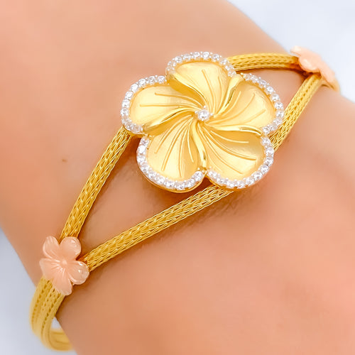 22k-gold-attractive-blooming-flower-cz-bangle-bracelet