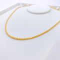 Dual Gold Chain Necklace - 20"