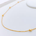 Glamorous Yellow Gold Chain Necklace - 18"