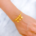 22k-gold-stylish-heart-bracelet