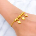 22k-gold-stylish-heart-bracelet