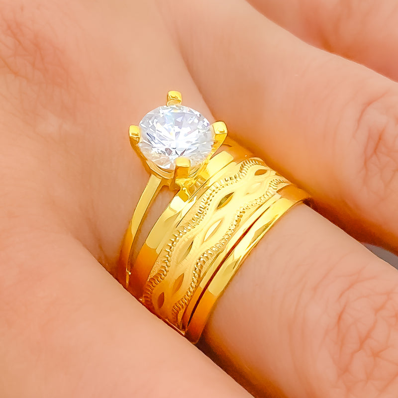 22k-gold-sparkling-wavy-layered-cz-ring