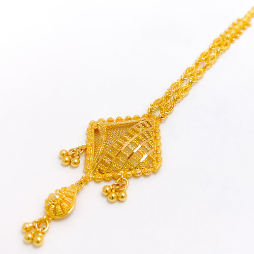 Classic Diamond Shaped 22k Gold Tikka