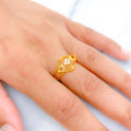 22k-gold-Special Dainty Marquise CZ Ring