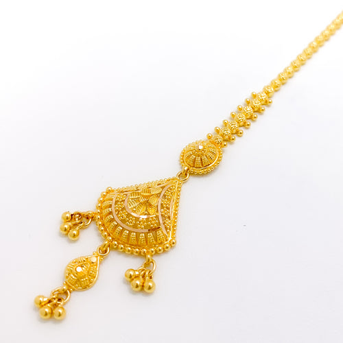 Lightweight Floral 22k Gold Tikka