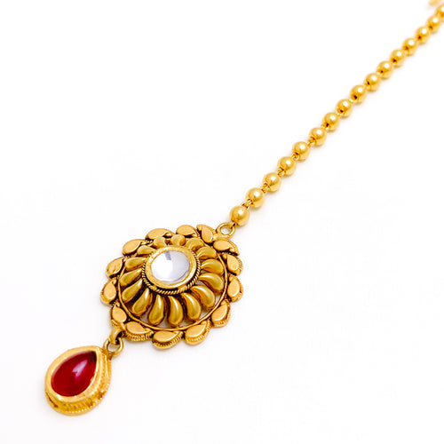 Antique Kundan 22k Gold Tikka