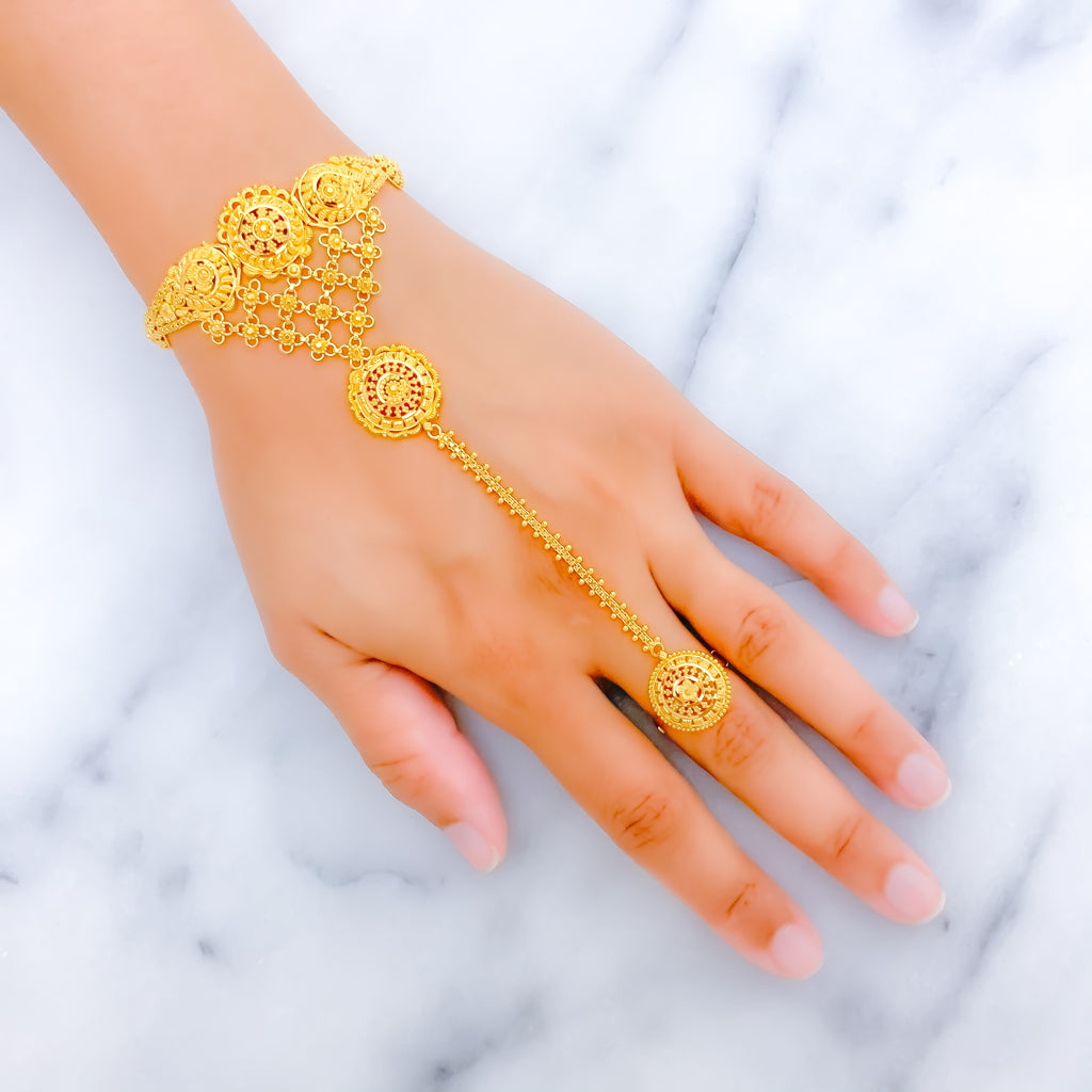 Opulent Draped Mesh Pachangala – Andaaz Jewelers