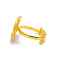 21k-gold-Bold Radiant Flower Ring 