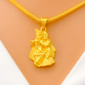 22k-gold-Gorgeous Graceful Radha Krishna Pendant 