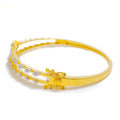 18k-gold-leaf-accented-diamond-bangle-bracelet