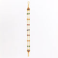 Vibrant Beadwork 22k Gold Bracelet