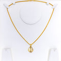 22k-gold-Stunning Gold Khanda Pendant 