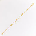 Radiant High Finish Bead 22k Gold Bracelet