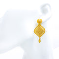 Elegant Jali 22k Gold Earrings