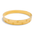 Contemporary Sleek 22k Gold Bangles