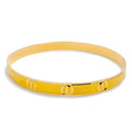 Upscale 22k Gold Bangle