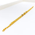 Colorful Meena 22k Gold Bracelet