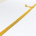 Dainty Flat 22k Gold Bracelet