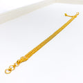 Dainty Flat 22k Gold Bracelet