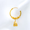 Fancy Dotted 22k Gold Jhumki