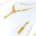 Vibrant Heart Lined 22k Gold Set