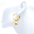 Fancy Dotted 22k Gold Jhumki