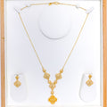 Classy Clover 22k Gold Necklace Set