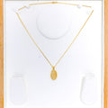 IN-STORE PROMO - 22k Gold Wire Pendant With Chain 1