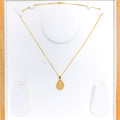 IN-STORE PROMO - 22k Gold Wire Pendant With Chain 3