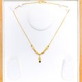 Gorgeous Reflective 22k Gold Orb Necklace