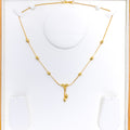 Upscale Chandelier 22k Gold Necklace