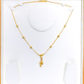 Classy High Finish 22k Gold Orb Necklace