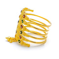 22k-gold-charming-tassel-enamel-spiral-ring