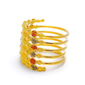 22k-gold-lovely-enamel-spiral-ring