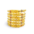 22k-gold-graduated-multi-color-spiral-ring