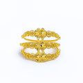 22k-gold-dazzling-flower-spiral-ring