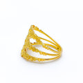 22k-gold-dazzling-flower-spiral-ring