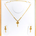 Elevated Peacock 22k Gold Necklace Set