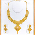 Noble Ornate Beaded Gold 22k Gold Set