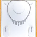 Chic Vine Drop Diamond 18k Gold Necklace Set