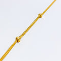 Petite Beaded Gold 22k Gold Bracelet