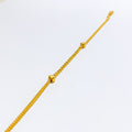 Petite Beaded Gold 22k Gold Bracelet