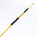 22k-gold-fashionable-black-bead-bracelet